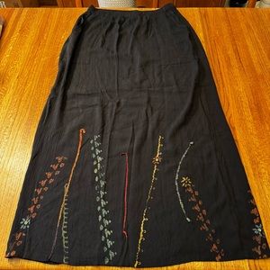 Staley Gretzinger designer Black Maxi Skirt